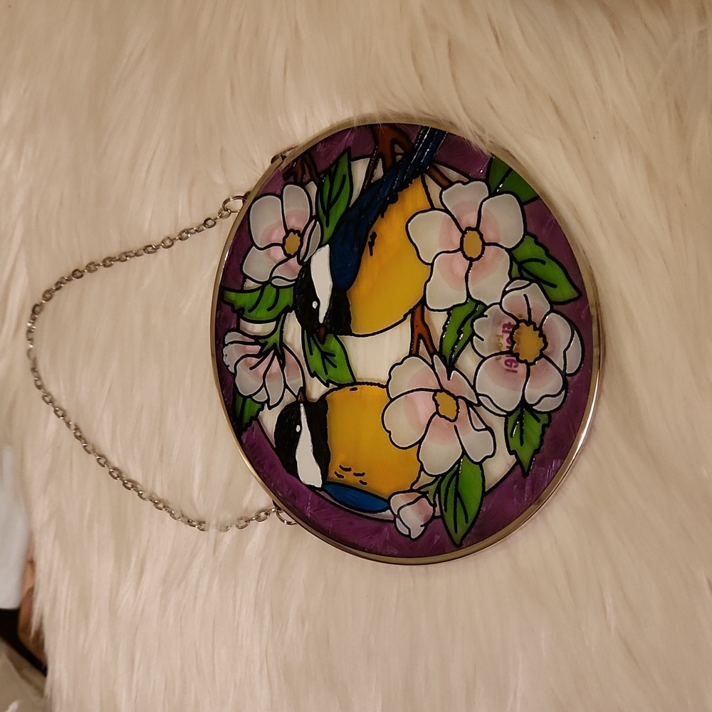 Spring Finch Suncatcher